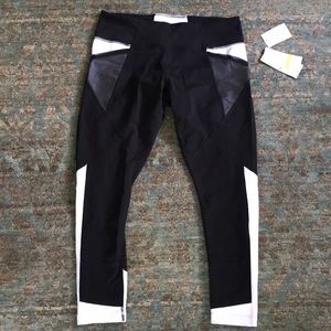 Black and white leggings